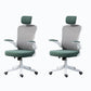 High / Mid Back Bureau stoel Gray Mesh Desk -stoel met wielen