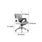 High / Mid Back Office Chair Grey Upholstered Desk Chair with Wheels Clearhalo 'furn' 'furn_office_chair' 'Furniture' 'Office Chairs' 'Office Furniture' 'office_chair' 5608610