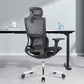 High Back Bureau Stoel Mesh Desk Stoel met hoofdsteun en wielen