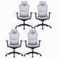 High Back Office Chair Mesh Desk Chair with Headrest and Wheels
