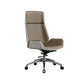 High Back Office Chair Rotatable Leather Desk Chair with Wheels White-Gray 1 Piece Clearhalo 'furn' 'furn_office_chair' 'Furniture' 'Office Chairs' 'Office Furniture' 'office_chair' 5608715