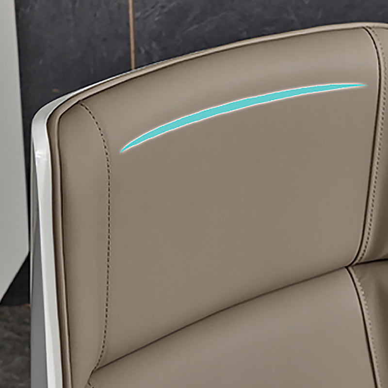 High Back Office Chair Rotatable Leather Desk Chair with Wheels Clearhalo 'furn' 'furn_office_chair' 'Furniture' 'Office Chairs' 'Office Furniture' 'office_chair' 5608724