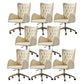 Mid Back Office Chair Rotatable Leather Desk Chair with Steel Base White 8 Piece Set Clearhalo 'furn' 'furn_office_chair' 'Furniture' 'Office Chairs' 'Office Furniture' 'office_chair' 5608806