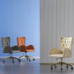 Mid Back Office Chair Rotatable Leather Desk Chair with Steel Base Clearhalo 'furn' 'furn_office_chair' 'Furniture' 'Office Chairs' 'Office Furniture' 'office_chair' 5608817