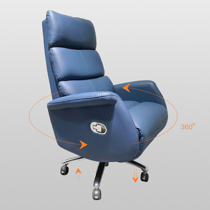 Silla alta para la oficina trasera con ruedas con ruedas