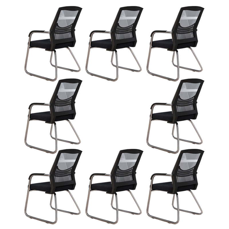 Sedia a back office a back office sedia da scrivania in plastica con base a slitta