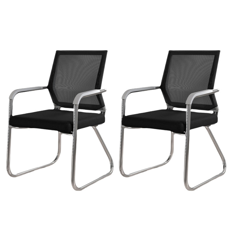 Sedia a back office a back office sedia da scrivania in plastica con base a slitta