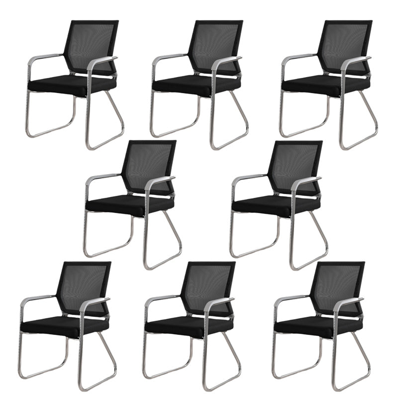 Sedia a back office a back office sedia da scrivania in plastica con base a slitta