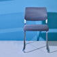 Mid Back Office Chair Black / Grey Mesh Desk Chair with Sled Base