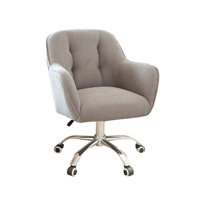 Mid Back Office Stuhl Rotatable Polstered Desk Stuhl mit Rädern