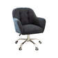 Mid Back Office Stuhl Rotatable Polstered Desk Stuhl mit Rädern