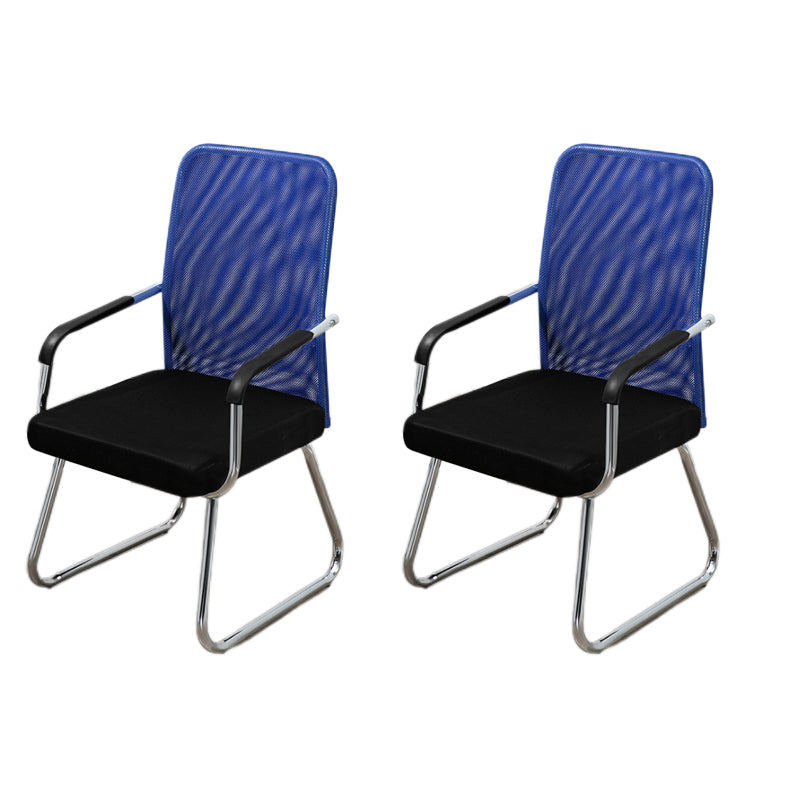 Sedia a back office a medio sedia da scrivania fissa fissa con base a slitta