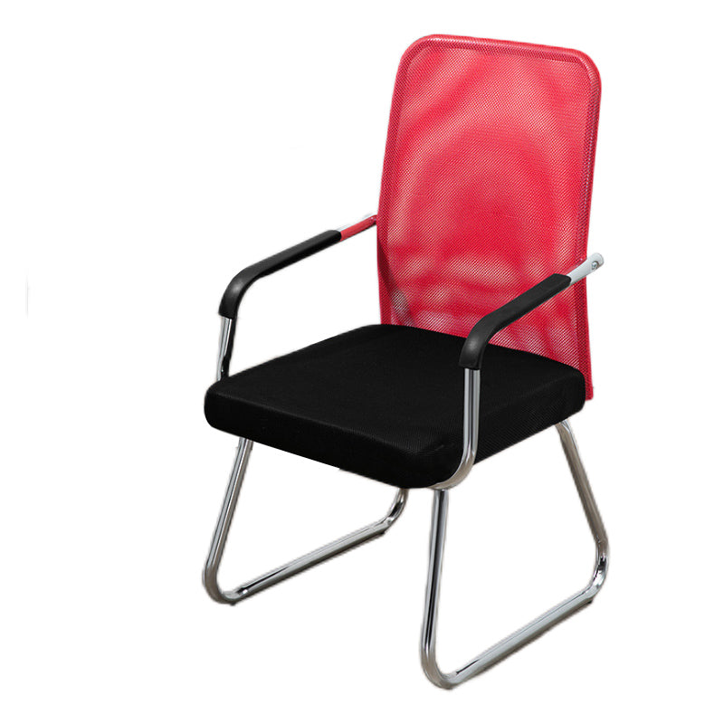 Sedia a back office a medio sedia da scrivania fissa fissa con base a slitta