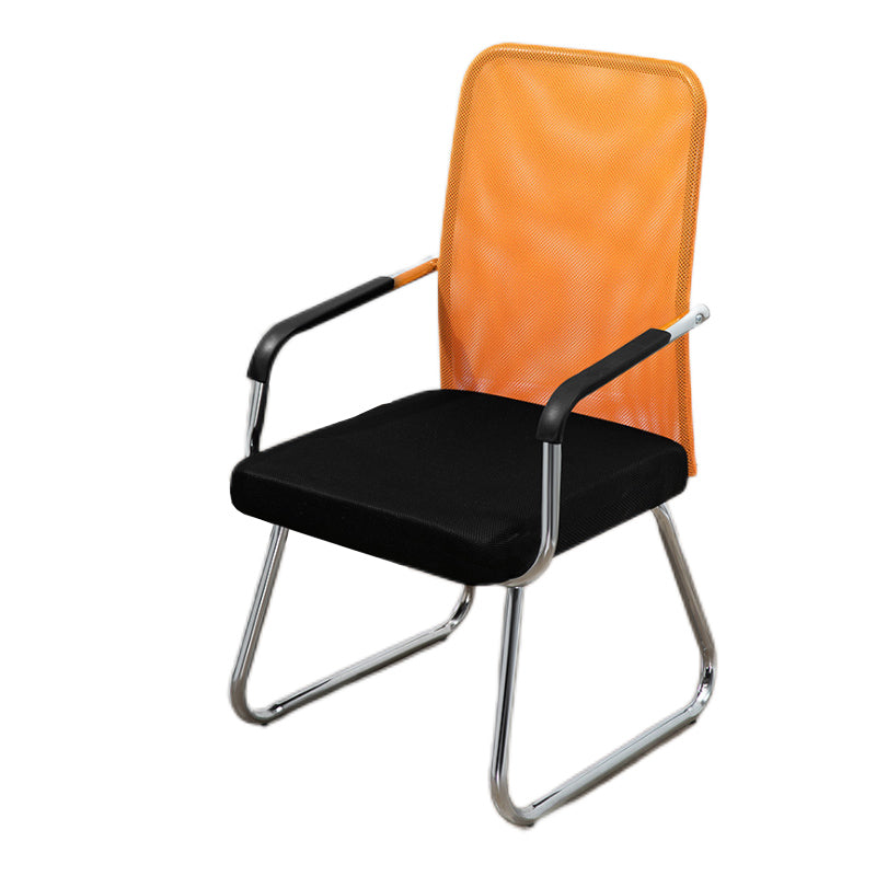 Sedia a back office a medio sedia da scrivania fissa fissa con base a slitta