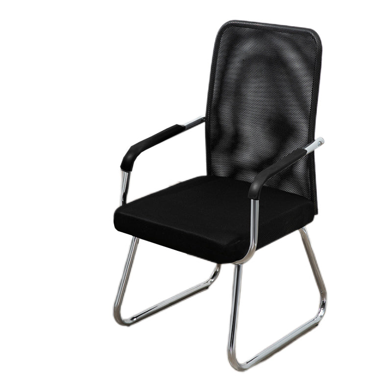 Sedia a back office a medio sedia da scrivania fissa fissa con base a slitta