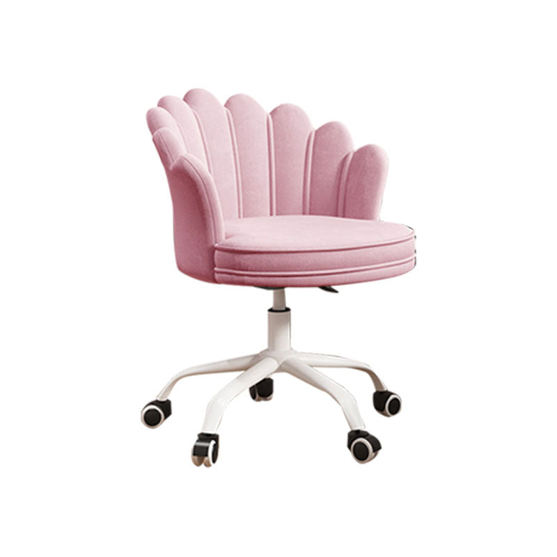 Silla de oficina en la mitad de la oficina trasera silla de escritorio giratorio sin armas