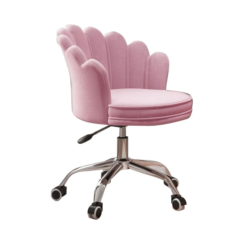 Silla de oficina en la mitad de la oficina trasera silla de escritorio giratorio sin armas