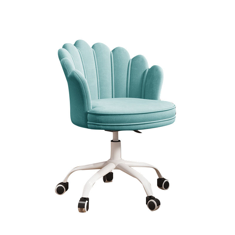 Silla de oficina en la mitad de la oficina trasera silla de escritorio giratorio sin armas