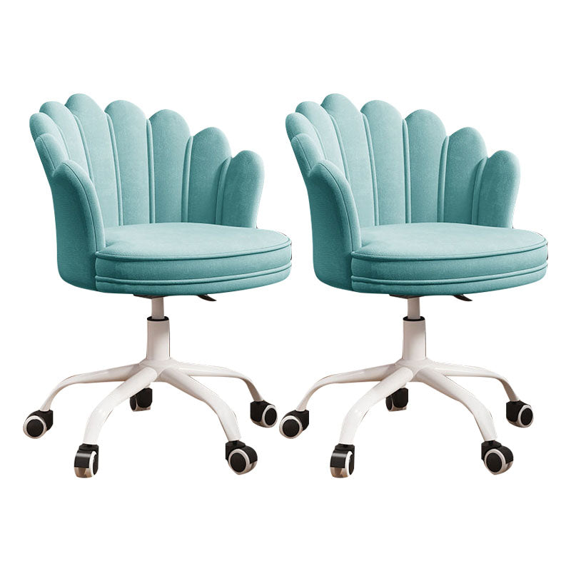 Silla de oficina en la mitad de la oficina trasera silla de escritorio giratorio sin armas