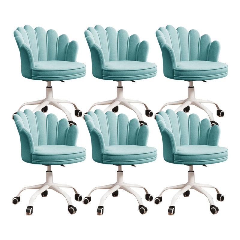 Silla de oficina en la mitad de la oficina trasera silla de escritorio giratorio sin armas