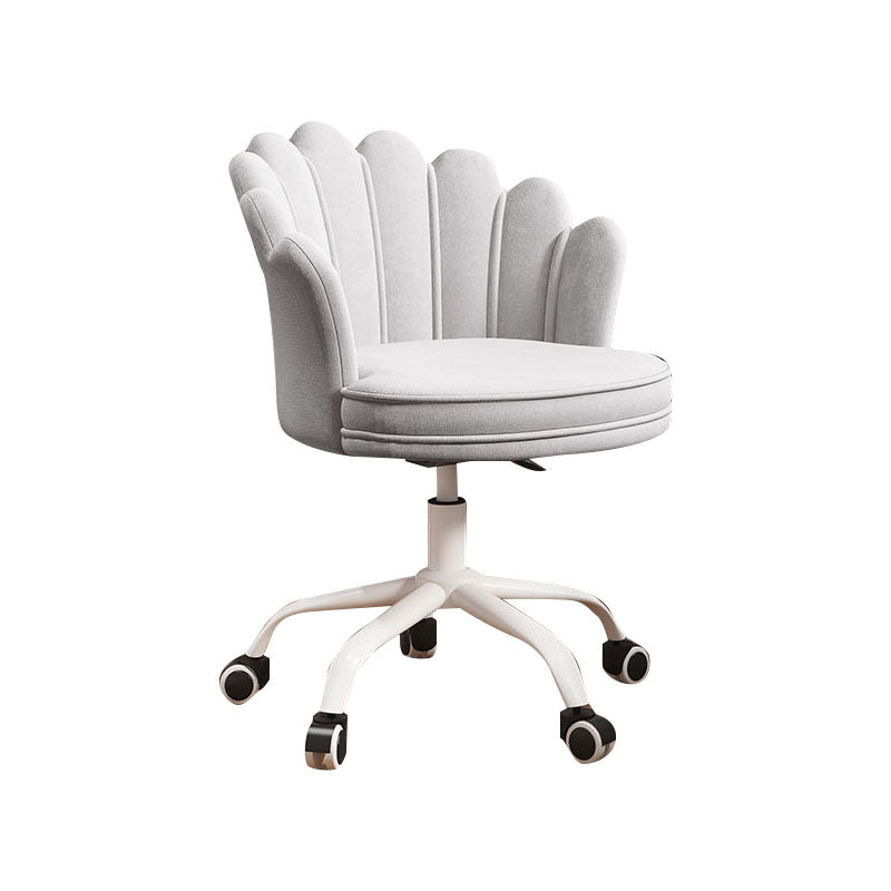 Silla de oficina en la mitad de la oficina trasera silla de escritorio giratorio sin armas