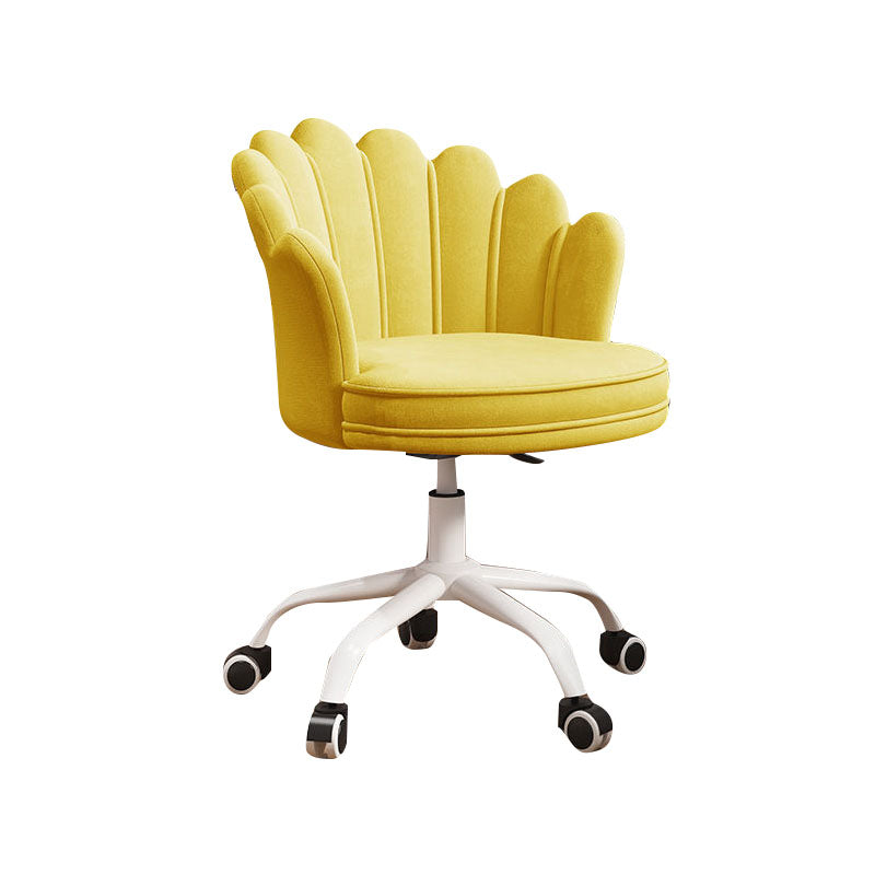 Silla de oficina en la mitad de la oficina trasera silla de escritorio giratorio sin armas