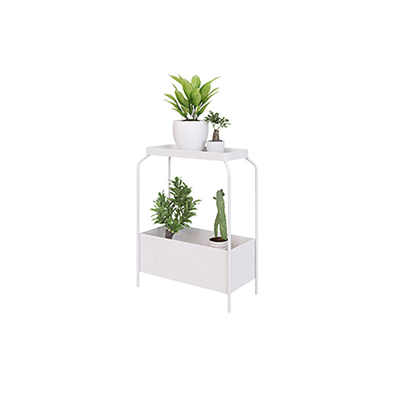 Étagère en métal de nuit de rangement ouvert moderne comprenant une table de nuit de 26 pouces H avec des jambes