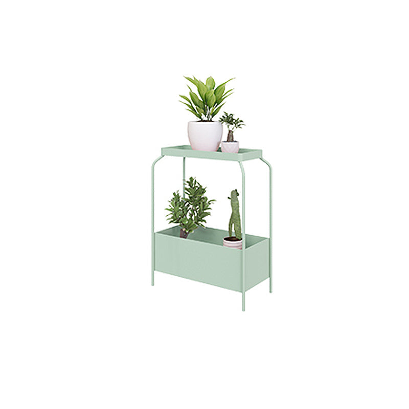 Étagère en métal de nuit de rangement ouvert moderne comprenant une table de nuit de 26 pouces H avec des jambes