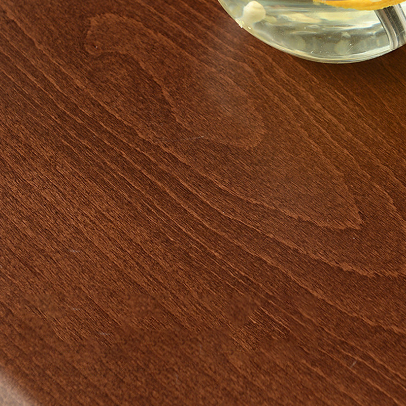 20 inch H nachtkastje Modern massief hout 2-laden Beech bed nachtkastje met benen