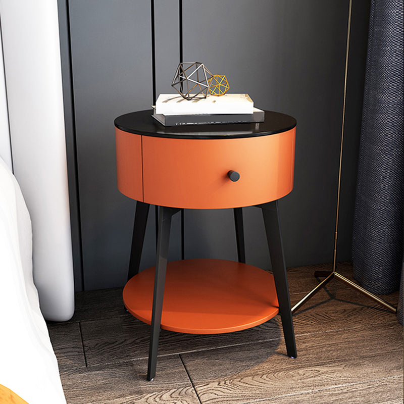 Modernes 22-Zoll-Tisch-Tisch-Stein-Top 1-Drawer-Regal mit 22 Zoll