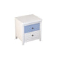 Nightand de rangement moderne de 2 titres de 2 pouces Himitation Les jambes en bois incluent la table de nuit