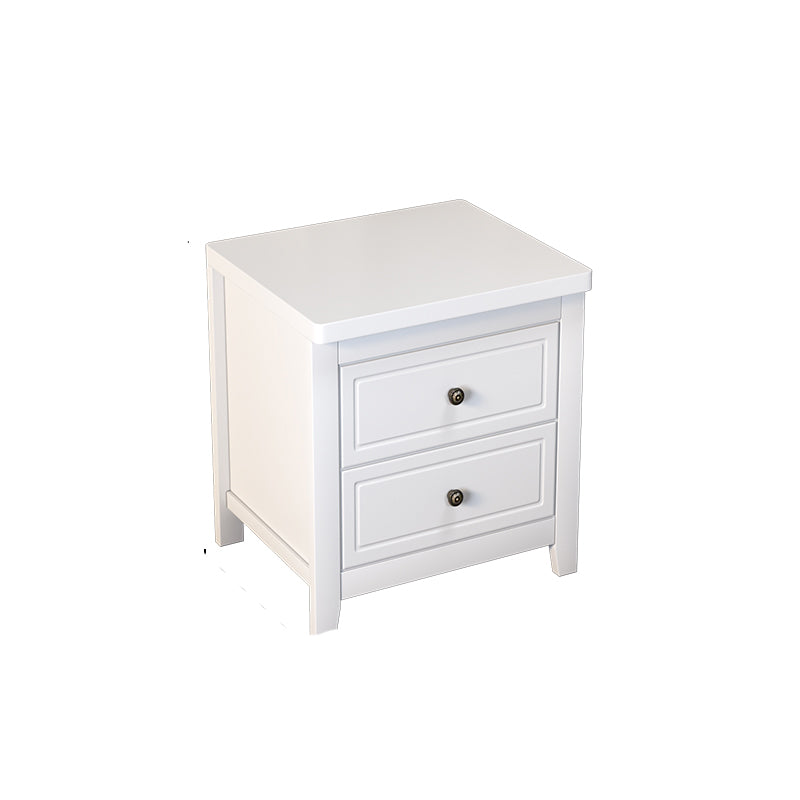 Nightand de rangement moderne de 2 titres de 2 pouces Himitation Les jambes en bois incluent la table de nuit
