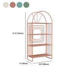 Modern Metal Nightstand Open Storage Iron Shelf Included Night Table with Legs Clearhalo 'Bedroom Furniture' 'furn' 'furn_night_stand' 'Furniture' 'night_stand' 'Nightstands' 5609354