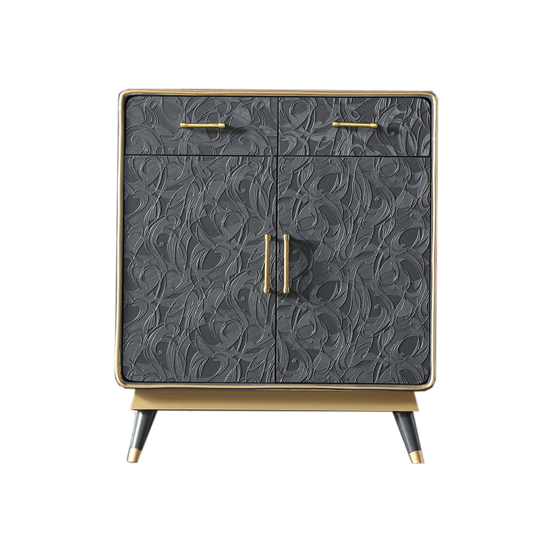 Torace in legno massiccio con gambe metalliche cassa con cassetti per camera da letto