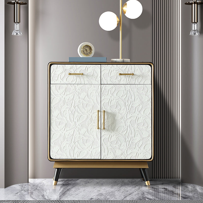 Torace in legno massiccio con gambe metalliche cassa con cassetti per camera da letto