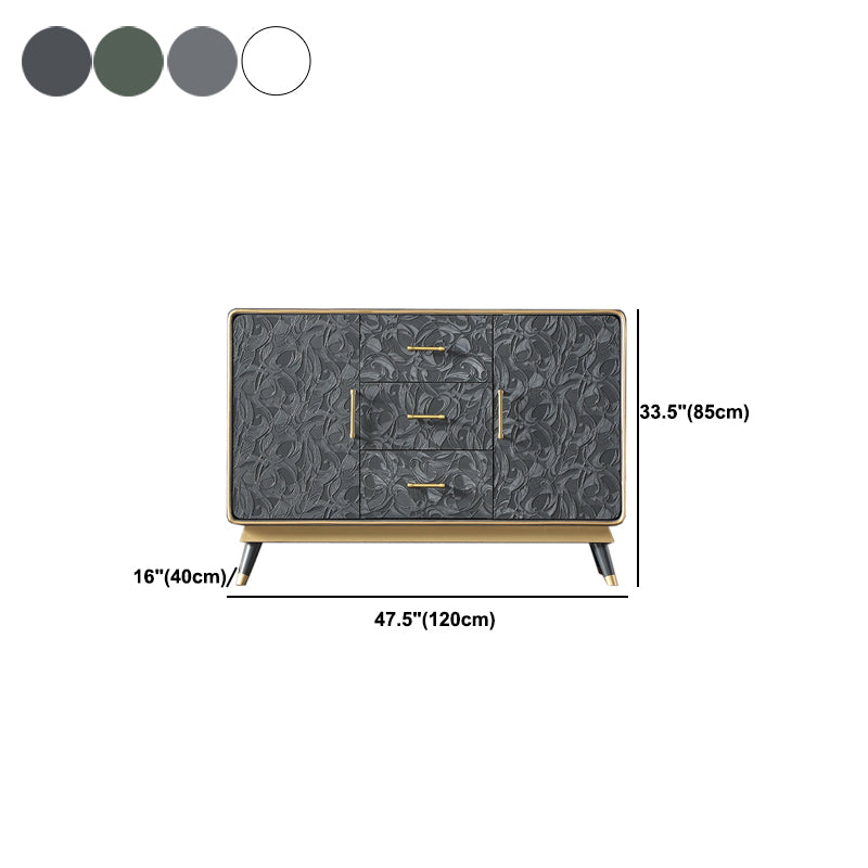 Torace in legno massiccio con gambe metalliche cassa con cassetti per camera da letto