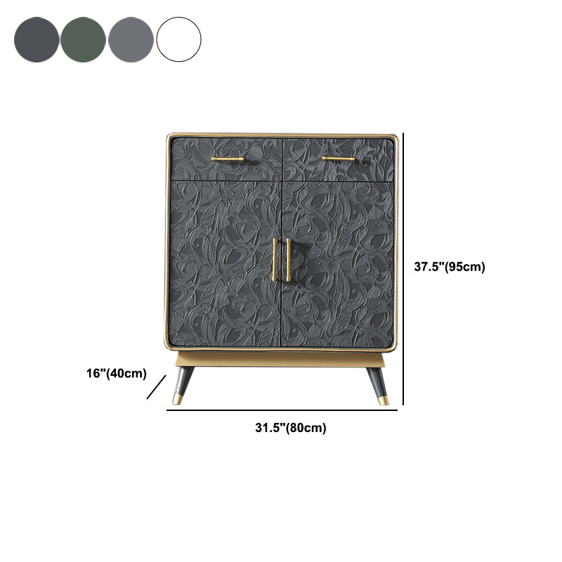 Torace in legno massiccio con gambe metalliche cassa con cassetti per camera da letto