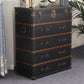 Rustic Leather Chest Vertical Chest with Drawers for Bedroom Clearhalo 'Bedroom Furniture' 'Dressers & Chests' 'dressers_chests' 'furn' 'furn_dressers_chests' 'Furniture' 5609654