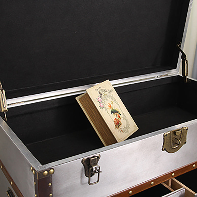 Rustic Leather Chest Vertical Chest with Drawers for Bedroom Clearhalo 'Bedroom Furniture' 'Dressers & Chests' 'dressers_chests' 'furn' 'furn_dressers_chests' 'Furniture' 5609666