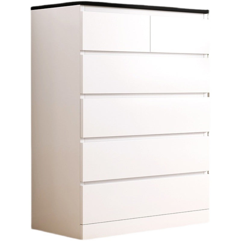 Coffre vertical contemporain en bois avec tiroirs pour la maison/bureau