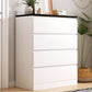 Coffre vertical contemporain en bois avec tiroirs pour la maison/bureau