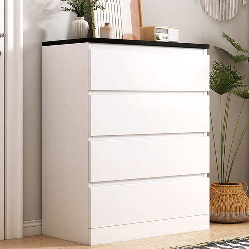 Coffre vertical contemporain en bois avec tiroirs pour la maison/bureau