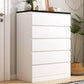 Coffre vertical contemporain en bois avec tiroirs pour la maison/bureau