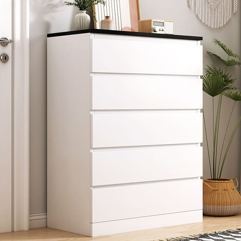 Coffre vertical contemporain en bois avec tiroirs pour la maison/bureau
