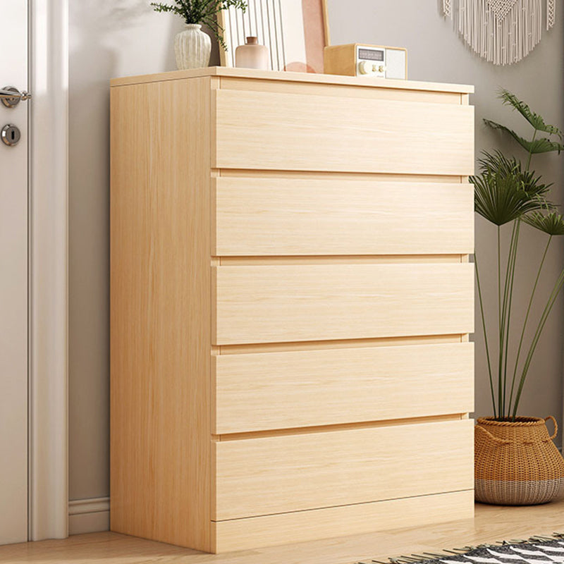 Coffre vertical contemporain en bois avec tiroirs pour la maison/bureau