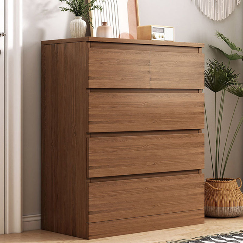 Coffre vertical contemporain en bois avec tiroirs pour la maison/bureau