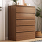 Coffre vertical contemporain en bois avec tiroirs pour la maison/bureau