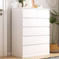 Coffre vertical contemporain en bois avec tiroirs pour la maison/bureau
