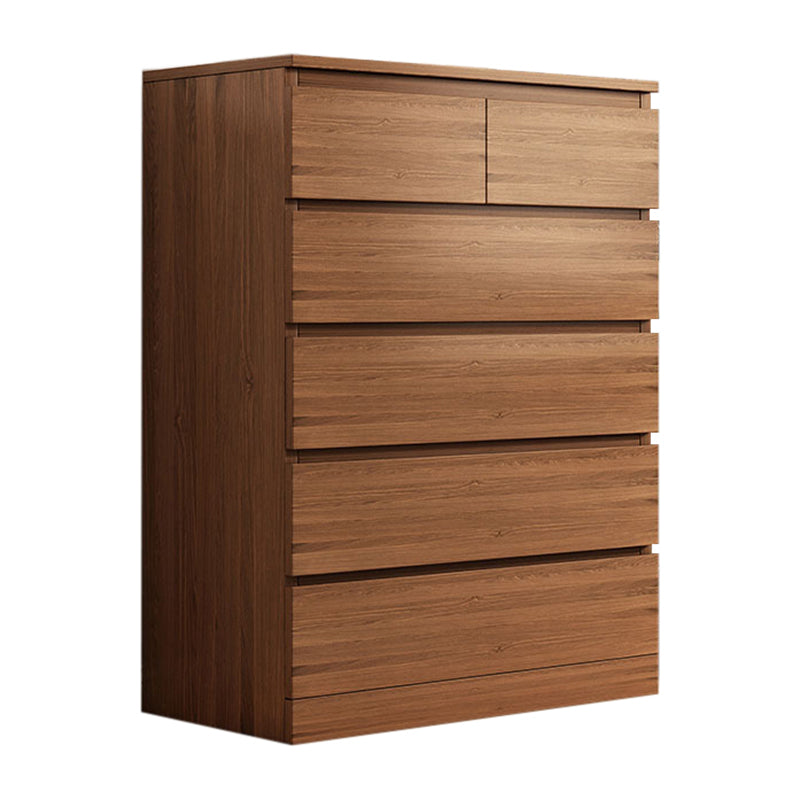 Coffre vertical contemporain en bois avec tiroirs pour la maison/bureau