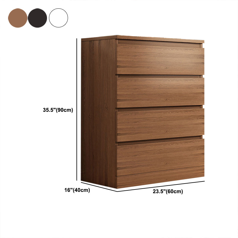 Coffre vertical contemporain en bois avec tiroirs pour la maison/bureau